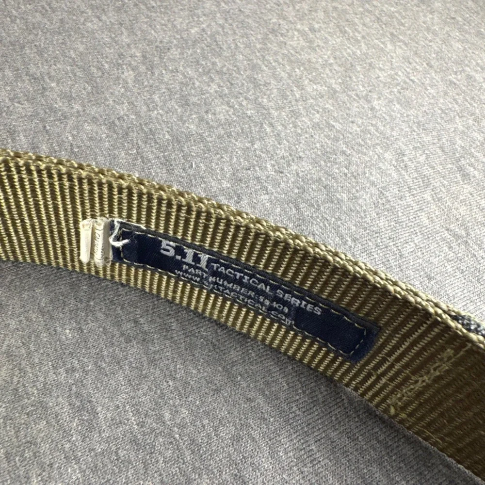 5.11 Tactical Series Trainer Belt 1.5in TDU Green Nylon Large 59409